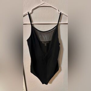 Express Black Mesh Bodysuit
